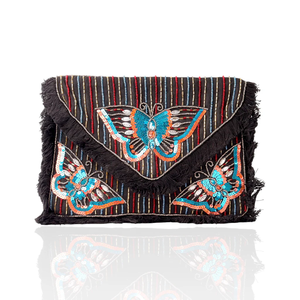 Sac à bandoulière en perles Banjara Boho exclusif fait à la main | Sacs en perles Banjara Boho de créateur de soirée par glowin fashion - Product Image 6