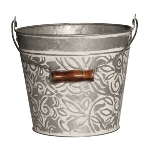 Galvanized Planters With <b>Hook</b> New Look Metal Flower Pots And Planters In Wholesale Price New Latest <b>Garden</b> Planters - Product Image 4