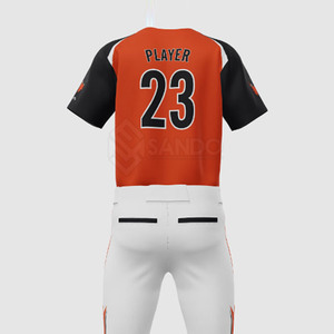 เครื่องแบบเบสบอลระบายอากาศได้ดีชุดเครื่องแบบไซส์ใหญ่ - Product Image 6