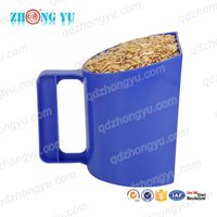 Pelle à alimenter les chevaux en plastique durable, personnalisable, multicolore, pour produits équestres, pelle à nourriture pour animaux