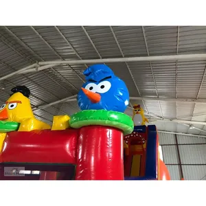 สนามเด็กเล่นเป่าลม Angry Birds - อุปกรณ์สวนสนุกกลางแจ้งขนาดใหญ่ - Product Image 5