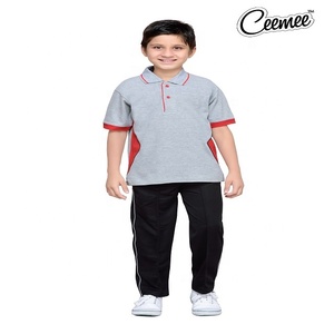 Conjunto de Polo y Pantalones Deportivos de Verano para Niños de Alta Calidad, Cómodo, Duradero y Transpirable, Uniforme Deportivo de Poliéster/Algodón - Product Image 3