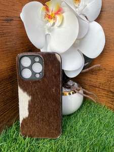 New Genuine Hair on Hide <b>Phone</b> Case Western Cowhide Leather <b>Phone</b> Case Personalized <b>Vintage</b> Luxury <b>Phone</b> 14/15 Pro <b>Mobile</b> Cover - Product Image 4