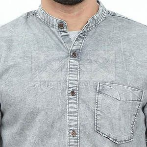 Camisas vaqueras para hombre, precio al por mayor, camisas vaqueras para hombre de talla grande, camisas vaqueras ligeras para hombre recién llegadas - Product Image 6