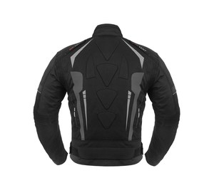 แจ็กเก็ตขี่มอเตอร์ไซค์/ขี่มอเตอร์ไซด์ของผู้ชายมีสายรัดแขนกันลมขนาดพลัสไซส์สำหรับฤดูร้อนและฤดูหนาว - Product Image 6