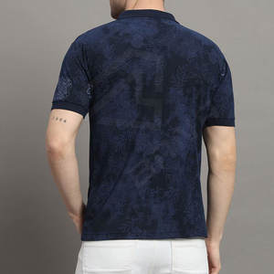 เสื้อกอล์ฟผู้ชายคุณภาพสูง แฟชั่นใหม่ ลายเรียบ ดีไซน์ทันสมัย ผ้าฝ้ายถัก ระบายอากาศได้ดี แขนครึ่งตัว ผลิตในปากีสถาน - Product Image 2