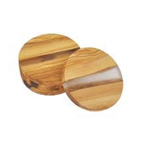 แผ่นรองแก้วกาแฟ/ชา ทรงกลม ทำจากเรซิ่นอีพ็อกซี่และไม้ สำหรับใช้ในบ้าน ราคาส่ง จาก crescent crafts - Product Image 2