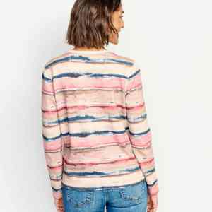 เสื้อกันหนาวมีฮู้ดแขนยาวสำหรับผู้หญิง, เสื้อกันหนาวมีฮู้ดพิมพ์โลโก้ด้านหน้า - Product Image 4