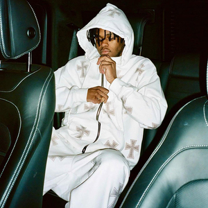 Vente en gros, veste à capuche personnalisée de haute qualité pour hommes, fermeture éclair lourde heavi Hoodi logo en relief, design intégral - Product Image 4