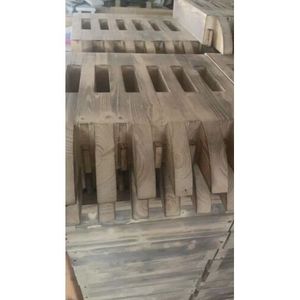 Legno massello 6ft panca all'aperto con Design moderno in legno massello fioriera aiuola per l'ingresso giardino o Patio uso - Product Image 2