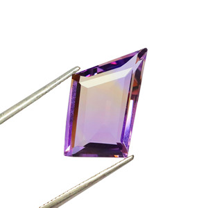 Natural Bio Color Ametrino Piedra preciosa facetada Welo Fancy Shape Ametrine Gems Bien pulido Bio Color Piedra cortada a precio al por mayor - Product Image 1