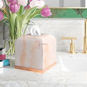 Couvercle de boîte à mouchoirs en marbre fabriqué à la main porte-serviettes en marbre carré Design unique dernière arrivée pour l'utilisation de cadeaux de restaurant et d'hôtel - Product Image 5