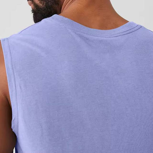 Camisetas sin mangas de culturismo de secado rápido para hombre, camisetas informales para gimnasio, chaleco de verano, camiseta sin mangas de algodón transpirable para hombre - Product Image 5