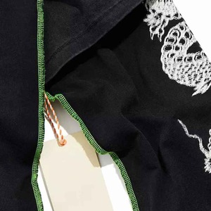 Camisetas de hombre de doble capa de algodón 100% con gráfico cuadrado de gran tamaño Vintage lavado con ácido desgastado de peso pesado con estampado personalizado - Product Image 4