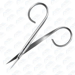 Ciseaux à cuticules de manucure Super Slim à lame fine cisailles à ongles en acier inoxydable pour la coupe de précision des sourcils et des cuticules - Product Image 4