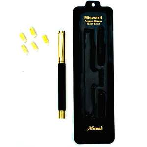 Premium Miswak Black Pen Toothbrush Luxury Healthy <b>Oral</b> <b>Care</b> Metalic Material Plastic Refills Special Wholesale Prices Pakistan - Product Image 2