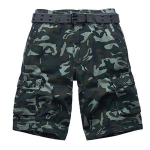 Shorts cargo de sport écologiques pour hommes Glory, design camouflage, pour les loisirs et les activités de plein air, longueur genou, taille mi-haute - Product Image 5