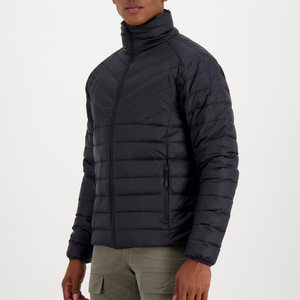 Chaquetas acolchadas duraderas para clima frío Tela aislada con capucha y logotipo de impresión personalizado - Product Image 6