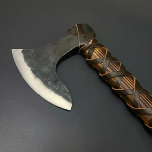 Outdoor Expedition High Carbon Steel Double Head <b>Axe</b> Handcrafted for Extreme Durability & Customization Inspired by <b>Viking</b> - Product Image 4
