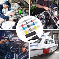 500 Conectores Termocontraíbles de Aluminio para Automoción, Resistentes al Agua, con Clasificación de 250V, para Soldadura y Empalme de Cables
