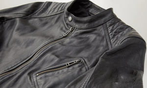 Chaqueta de Cuero Genuino Personalizada de Alta Calidad 2026, Cierre de Cremallera, Precio al por Mayor, para Hombre, OEM, Hecha en Pakistán - Product Image 6