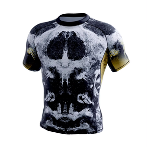 Conception de sublimation personnalisée bon marché prix couleur unie hommes Rash Guard vente en gros meilleur prix hommes Rash Guard dernier style 2024 - Product Image 1