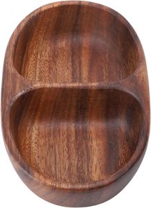 Plateau de service en bois rectangulaire écologique fabriqué à la main pour la restauration collations aux fruits secs présentoir à bijoux design de plateau élégant - Product Image 4