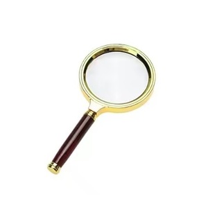 Modern Style 5X Magnification Metal Desk Top Chart Reading Lens Premium Hot Selling <b>Magnifying</b> Lance with Magnification <b>Glass</b> - Product Image 1
