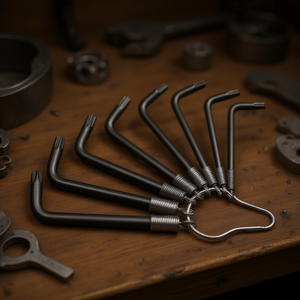 Set of 8 <b>Offset</b> Male Keys for Torx Screws (Item 97TX) <b>Screwdriver</b> - Product Image 3