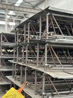 Barre de treillis en acier galvanisé à chaud de haute résistance pour le support de dalle en béton d'atelier industriel