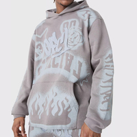 Sudaderas con Capucha Extra Grandes para Hombre, Personalizadas al por Mayor, Bordadas en 3D, de Forro Polar Ecológico, Unisex, Estilo Urbano para Invierno