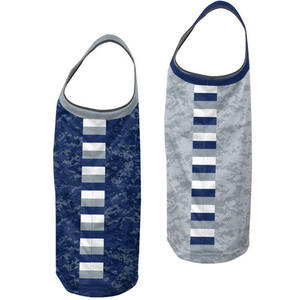 Ventes directes d'usine Maillot de basket-ball Couleurs personnalisées Logo prix raisonnable Design sans manches Maillot de basket-ball unisexe adulte - Product Image 2