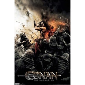 2011 Conan the Barbarian <b>Poster</b> Sword Durable Paper Design for Wall Decor - Product Image 1