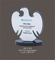 Trophées de sport tendance, design de luxe, logo de marque personnalisé, gravure au laser, tailles personnalisées, cristal de haute qualité
