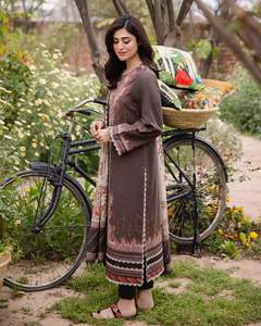 Vestido Formal de Trabajo para Mujer, Moderno, de Excelente Calidad, Último Modelo 2025-2026, Salwar Kameez de Algodón para Fiesta 01162 - Product Image 3