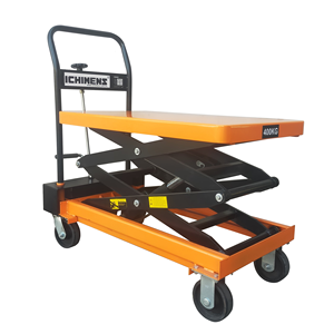 Mesa elevadora hidráulica de tijera de alta calidad 500x820mm, capacidad de 400kg, elevación de hasta 800-1300mm - Product Image 3