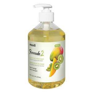Savon liquide nettoyant pour les mains en gel Formule 2, 473 ml, hydratant à la lanoline, parfum kiwi-mangue, 16 oz, vente en gros - Product Image 1