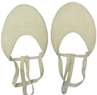 Chaussons de gymnastique respirants à demi-semelle souple pour la danse rythmique en microfibre