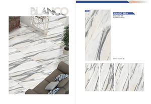 กระเบื้องปูพื้นและผนังมันวาวหรูหราดีไซน์ทันสมัยขนาด600x1200มม. ใช้ในร่มแบบต่อเนื่อง - Product Image 5