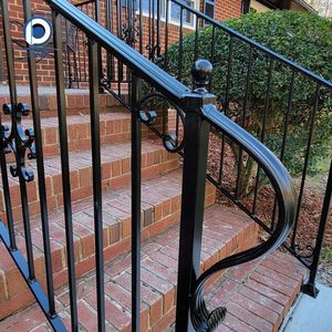PRIMA Wrought Iron Railing Design Galvanized Steel Garden Balcony Panel Metal <strong>Fence</strong> - Product Image 6