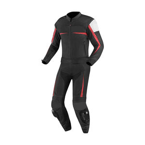 Combinaison de moto de course professionnelle sur mesure en cuir véritable respirant et coupe-vent de haute qualité pour hommes - Product Image 4