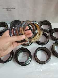 Brazaletes de cuerno de Búfalo con logotipo personalizado en colores naturales y teñidos, joyería étnica hecha a mano para brazalete informal y de fiesta - Product Image 3