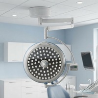 Lampe chirurgicale LED dentaire 160000 Lux, plafonnier sans ombre, 3000-6700K, dimmable, 80 puces pour clinique dentaire