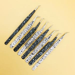 <b>Eyelash</b> Tweezers Custom Point New Style <b>Eyelash</b> <b>Extension</b> Tweezers Isolation Tweezers Stainless Steel Logo Offer <b>mink</b> - Product Image 2