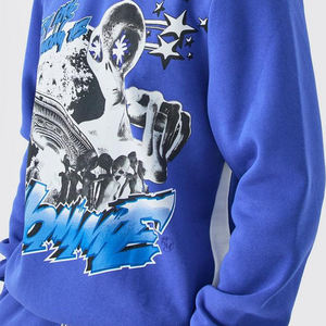 Conjuntos Deportivos de Dos Piezas para Hombre, Talla Grande, 100% Algodón, con Logotipo Personalizado de Primera Calidad, Tendencia 2026 - Product Image 2