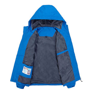 Veste de course imprimée veste à capuche imperméable pour homme manteau coupe-vent en nylon veste zippée pour homme - Product Image 3