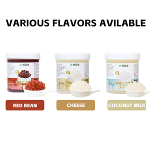 Großhandel Lieferant bereit, rote Bohnen Gelee knallen Boba Ball Perlen platzen Boba Saft Bälle für Bubble Tea Zutaten zu essen - Product Image 5