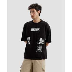 เสื้อยืดวันพีซแบบอัดแน่น ผ้าฝ้าย 100% วาฟเฟิลเจอร์ซีย์ ผ้าวาฟเฟิล 280 กรัม/300 แกรมต่อตารางเมตร ระบายอากาศได้ดี ซักกรด พิมพ์ลายด้วยเทคนิค DTG - Product Image 6