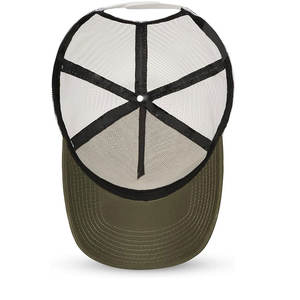 Gorra de camionero frontal de espuma de panel con bordado personalizado o gorra Snapback trasera de malla de impresión en precios al por mayor - Product Image 6