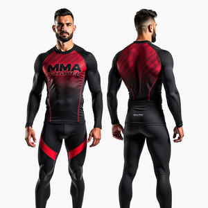 Protectores de erupción BJJ personalizados de alta calidad, impresión por sublimación duradera, protectores de erupción MMA perfectos para competición y fitness - Product Image 1